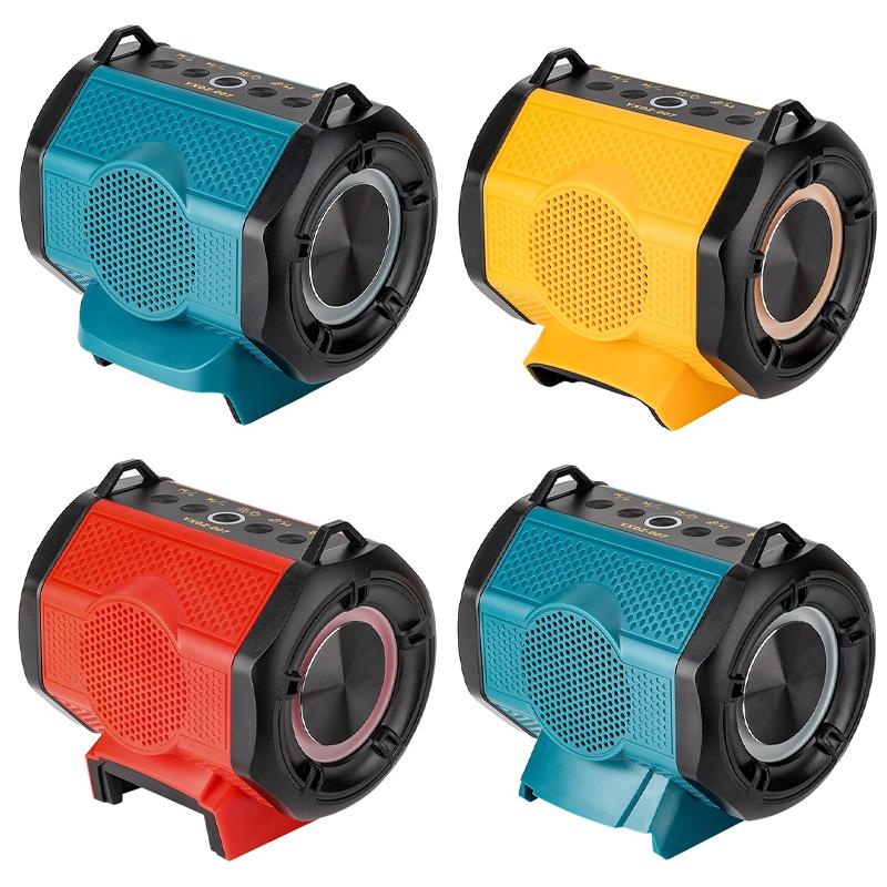 Беспроводной Bluetooth-динамик для Makita/Dewalt/Milwaukee/Bosch 18 В аккумуляторный Bluetooth-динамик MP3-плеер Усилитель громкости
Беспроводной Bluetooth-динамик для Makita/Dewalt/Milwaukee/Bosch 18 В аккумуляторный Bluetooth-динамик MP3-плеер Усилитель громкости