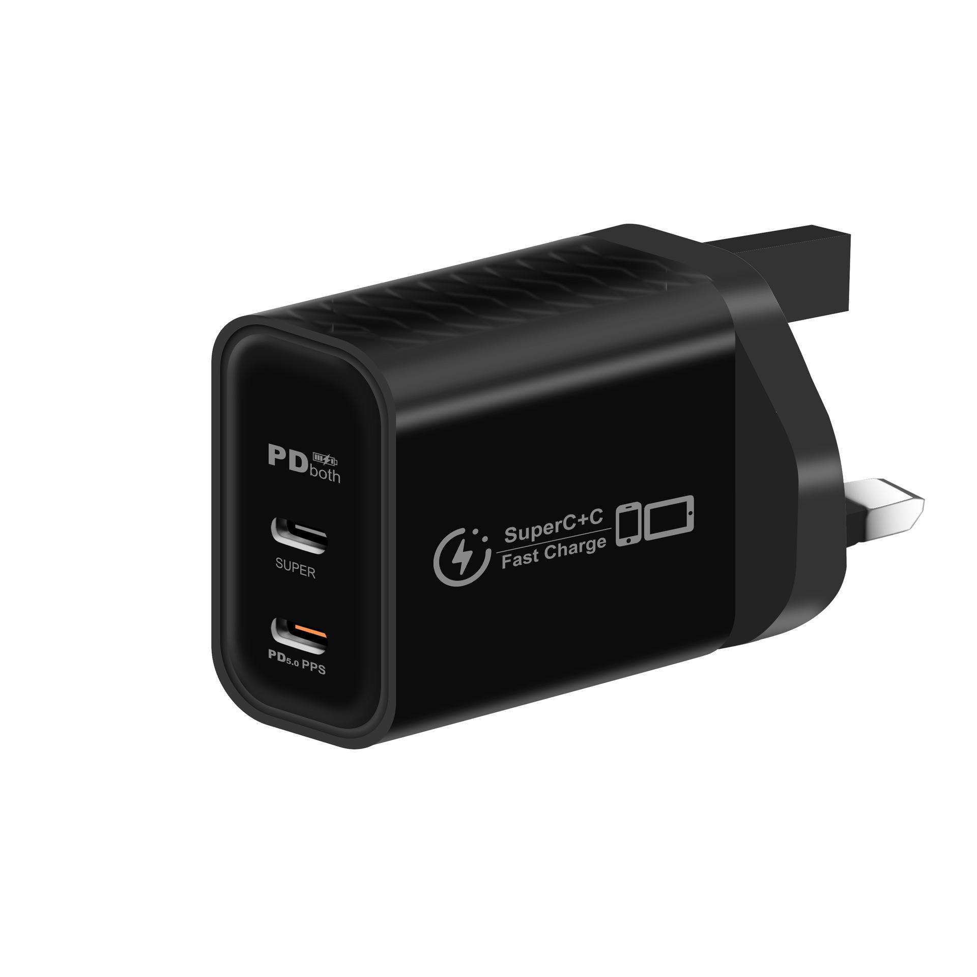 25W Dual PD Fast Charger EU/UK Plug for Samsung & Apple
25W Dual PD Fast Charger EU/UK Plug for Samsung & Apple