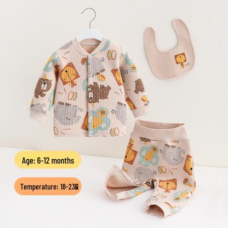 Infant Quilted Winter Wear Set - Thickened Baby Homewear & Outerwear Size 100 (18-36 months, 26-32 lbs)
Infant Quilted Winter Wear Set - Thickened Baby Homewear & Outerwear Size 100 (18-36 months, 26-32 lbs)