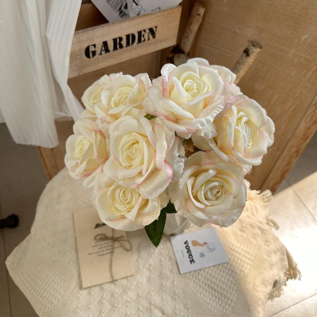 Embossed Rose Bouquet Silk Flower For Wedding Decor And Home Styling Pink White
Embossed Rose Bouquet Silk Flower For Wedding Decor And Home Styling Pink White