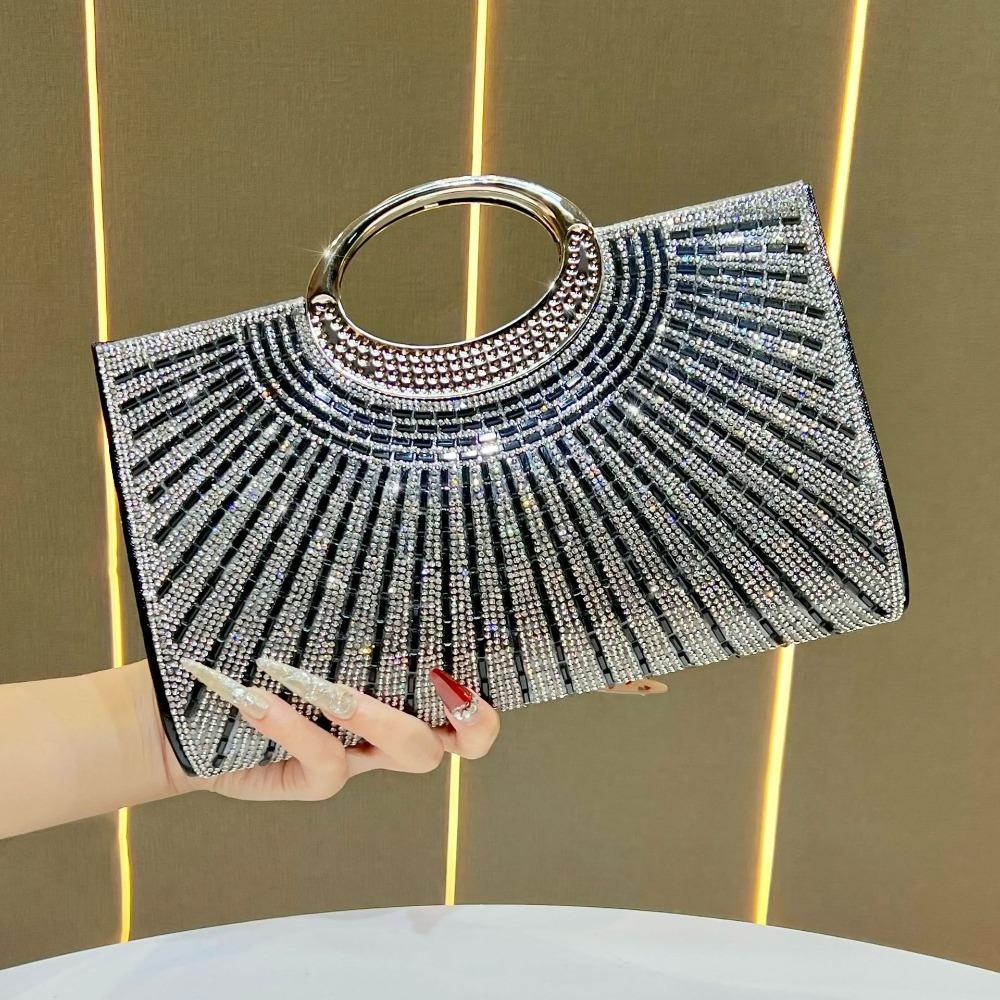 Casual Rhinestone Evening Banquet Bag Glitter Sparkling Box Handbag Phone Pouch Make Up Storage Chain Crossbody Bag Wedding чёрный
Casual Rhinestone Evening Banquet Bag Glitter Sparkling Box Handbag Phone Pouch Make Up Storage Chain Crossbody Bag Wedding чёрный