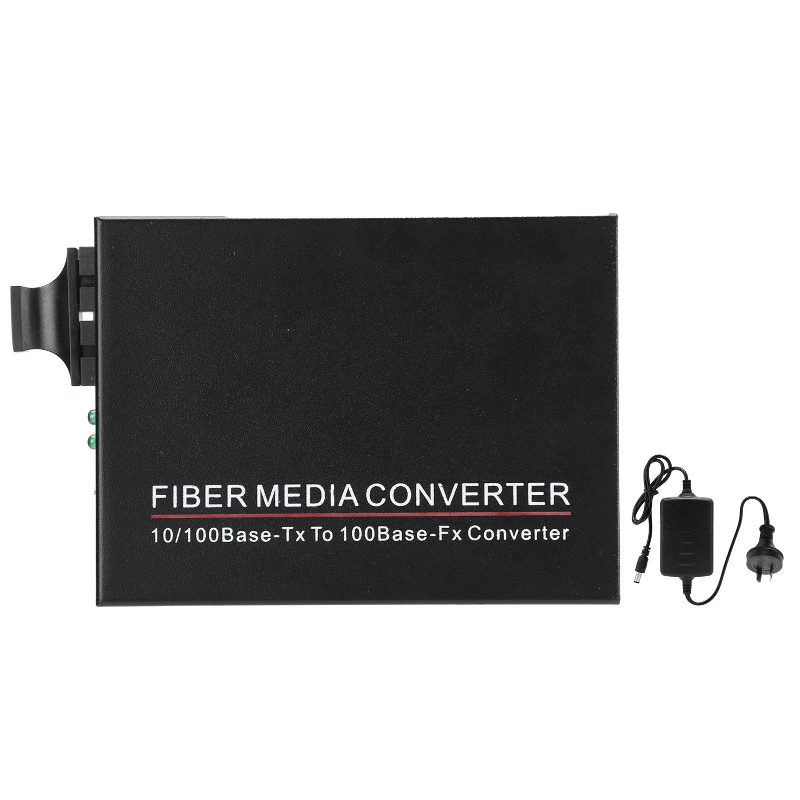 Fiber Optic Transceiver TBCMC3302ED20 100M SingleMode DoubleFiber 20km SC 1310nm Media Converter UK Plug
Fiber Optic Transceiver TBCMC3302ED20 100M SingleMode DoubleFiber 20km SC 1310nm Media Converter UK Plug
