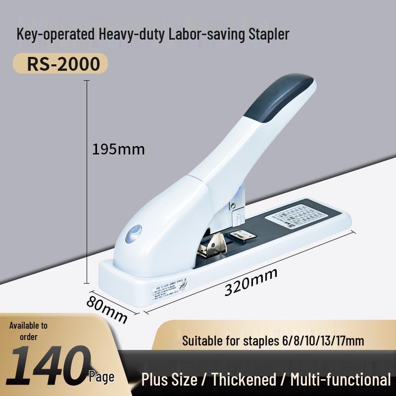 Leisheng Manual Labor-Saving Heavy Duty Stapler for A3/A4 Saddle Stitching
Leisheng Manual Labor-Saving Heavy Duty Stapler for A3/A4 Saddle Stitching