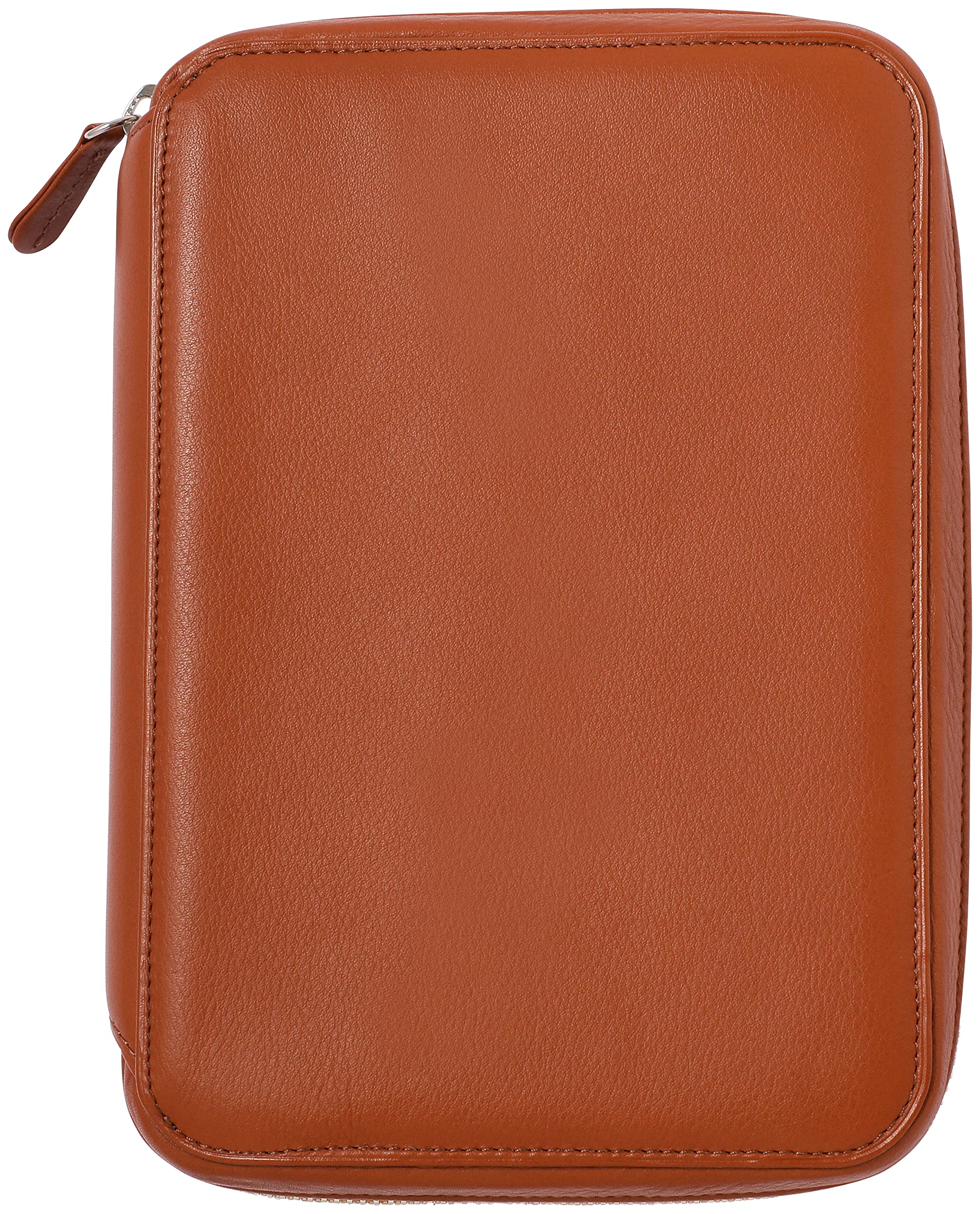 Franklin Planner Calm Soft Leather Zipper Binder, 25mm, Brown, Compact Size, 65627
Franklin Planner Calm Soft Leather Zipper Binder, 25mm, Brown, Compact Size, 65627