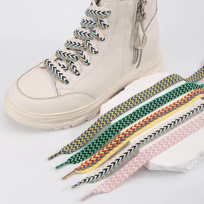 1Pair New 1.5CM Wide Wave Fat Shoelaces Women Men Casual Flat Shoe Laces Replacement Sneaker Lace Shoe Stings Shoelace 100cm
1Pair New 1.5CM Wide Wave Fat Shoelaces Women Men Casual Flat Shoe Laces Replacement Sneaker Lace Shoe Stings Shoelace 100cm