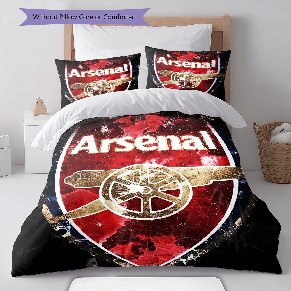 The Gunners logo Bedding Quilt Set Quilt Cover Pillowcase Home Decoration Birthday Gift (1 * duvet cover + 2 * pillowcase, without core) 135x200cm
The Gunners logo Bedding Quilt Set Quilt Cover Pillowcase Home Decoration Birthday Gift (1 * duvet cover + 2 * pillowcase, without core) 135x200cm