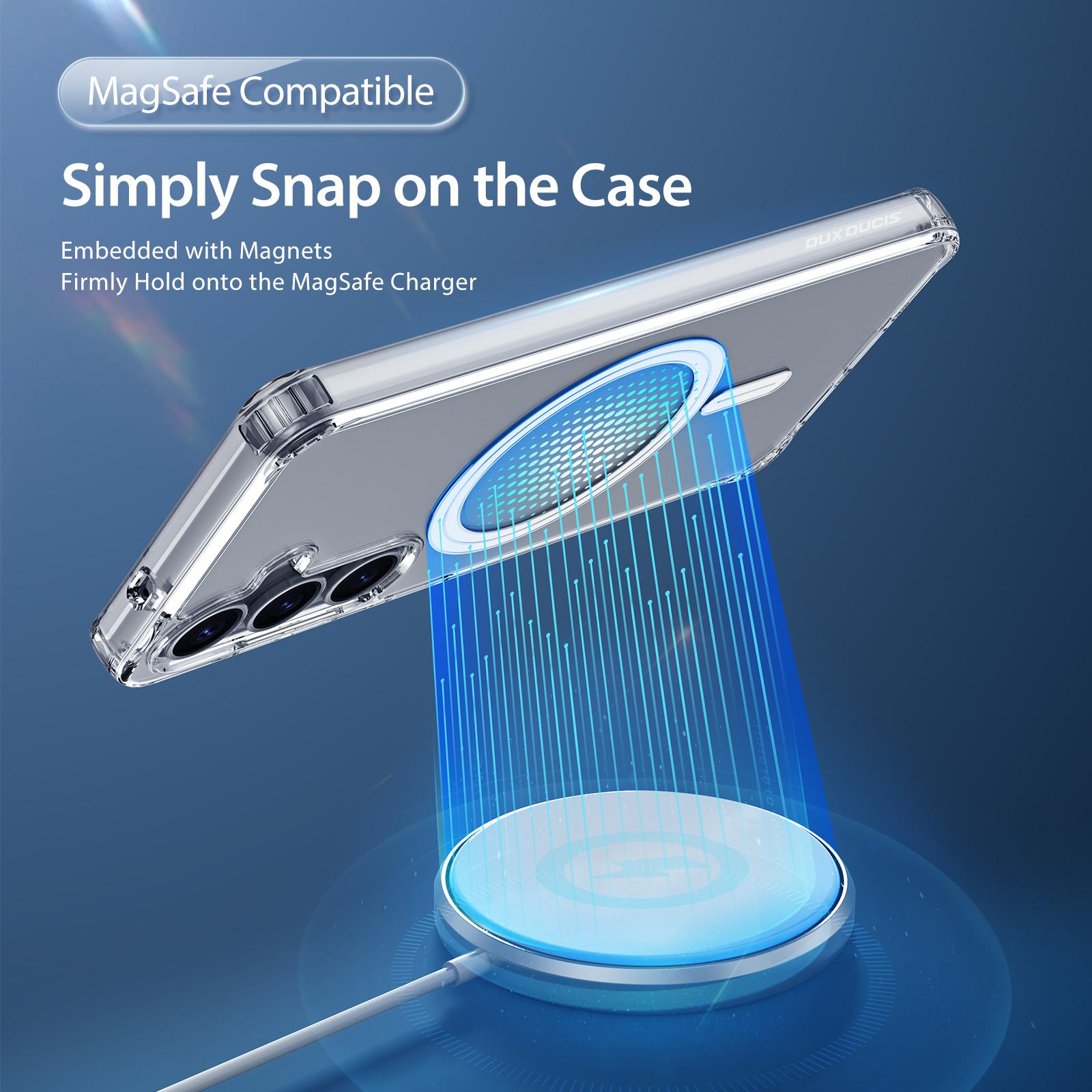 For Samsung Galaxy S25 Back Cover DUX DUCIS Clin Series Clear Phone Case Compatible with MagSafe Clear
For Samsung Galaxy S25 Back Cover DUX DUCIS Clin Series Clear Phone Case Compatible with MagSafe Clear