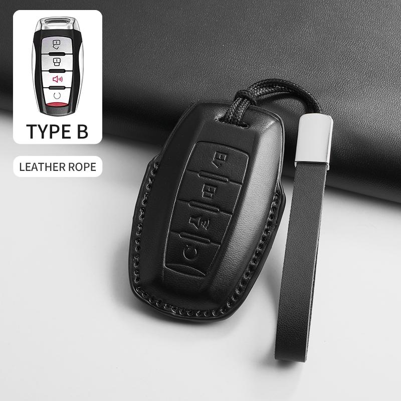 PU Leather Car Remote Key Cover Accessorie For Great Wall Poer Haval H6 GWM Ute Cannon Pao P Series Anti-Scratch Protector Shell
PU Leather Car Remote Key Cover Accessorie For Great Wall Poer Haval H6 GWM Ute Cannon Pao P Series Anti-Scratch Protector Shell