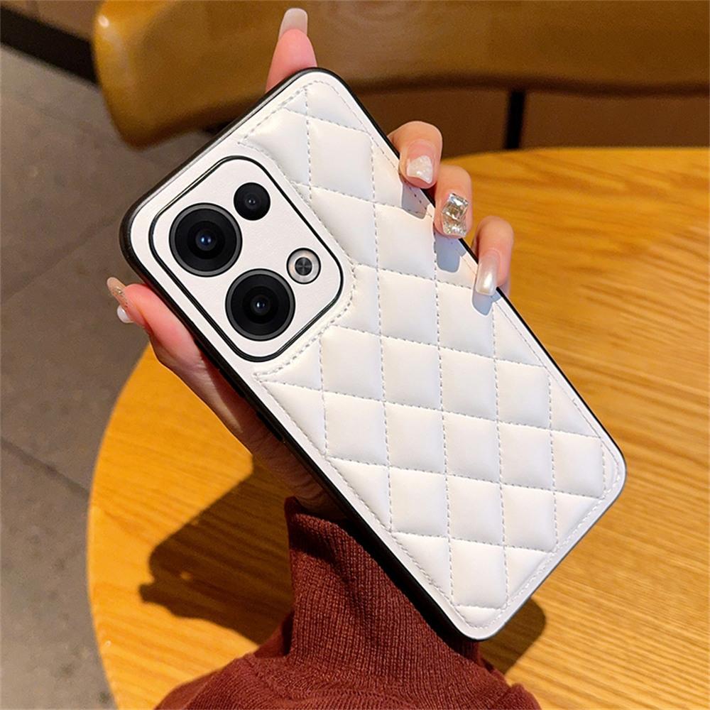 For Oppo Reno13 5G (Global) Case Rhombus Stitching PU Leather+TPU Shockproof Phone Cover Black
For Oppo Reno13 5G (Global) Case Rhombus Stitching PU Leather+TPU Shockproof Phone Cover Black