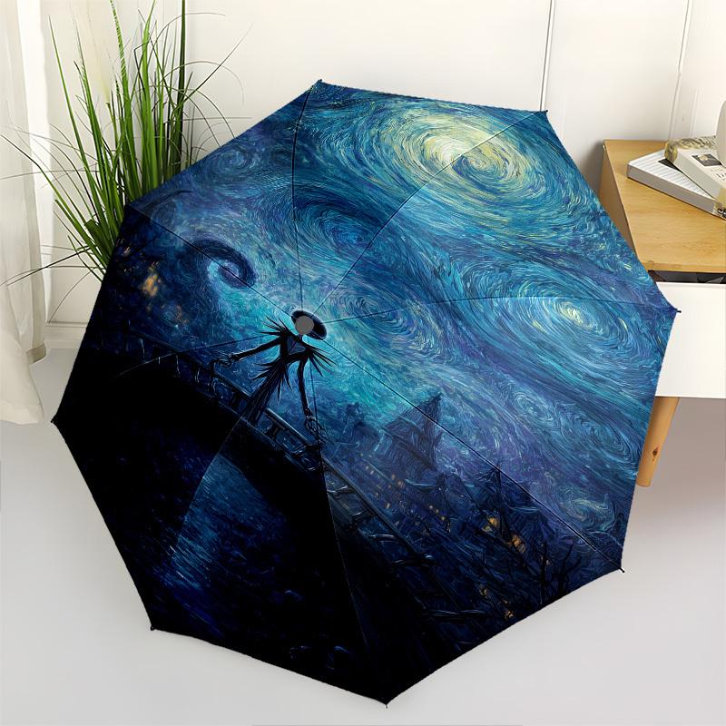 Nightmare Before Christmas, Jack Skellington Themed Automatic Opening and Closing Umbrella, Brightly Colored 8-rib Portable Umbrella, Suitable for Men
Nightmare Before Christmas, Jack Skellington Themed Automatic Opening and Closing Umbrella, Brightly Colored 8-rib Portable Umbrella, Suitable for Men