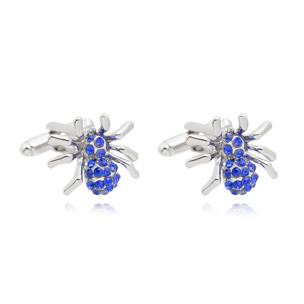 Novelty Personality Blue Clear Crystal Paved Spider Cufflinks For Mens Shirt Suit Tuxedo Blouse
Novelty Personality Blue Clear Crystal Paved Spider Cufflinks For Mens Shirt Suit Tuxedo Blouse