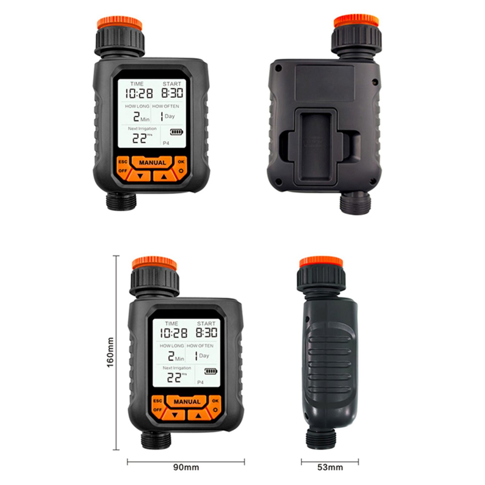 Sprinkler Timer Outdoor Water Timer for Garden Hose 1 Outlet Large LCD Screen Programmable Irrigation Timer for Yard Without Rain Sensor
Sprinkler Timer Outdoor Water Timer for Garden Hose 1 Outlet Large LCD Screen Programmable Irrigation Timer for Yard Without Rain Sensor