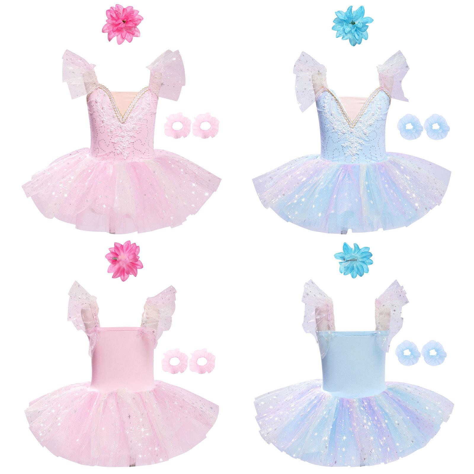 Girls Swan Lake Ballet Tutu Dress Skirted Leotard Princess Dress with Hair Clip Cuffs Set Ballet Ballerina Dancewear Performance 13-14 Years світло-синій колір
Girls Swan Lake Ballet Tutu Dress Skirted Leotard Princess Dress with Hair Clip Cuffs Set Ballet Ballerina Dancewear Performance 13-14 Years світло-синій колір