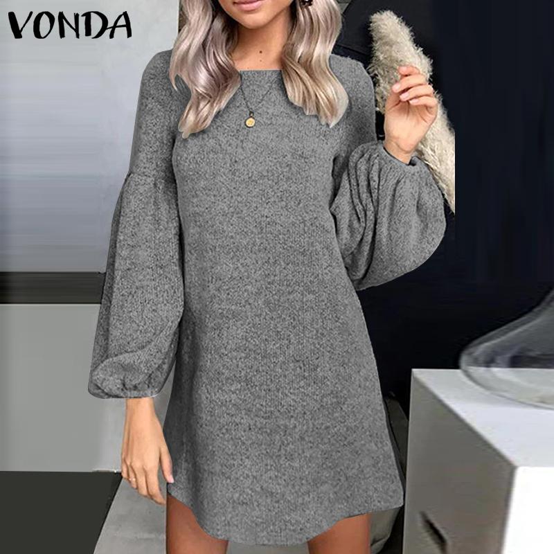 VONDA женские однотонные свободные платья с круглым вырезом и длинными рукавами S коричневый
VONDA женские однотонные свободные платья с круглым вырезом и длинными рукавами S коричневый