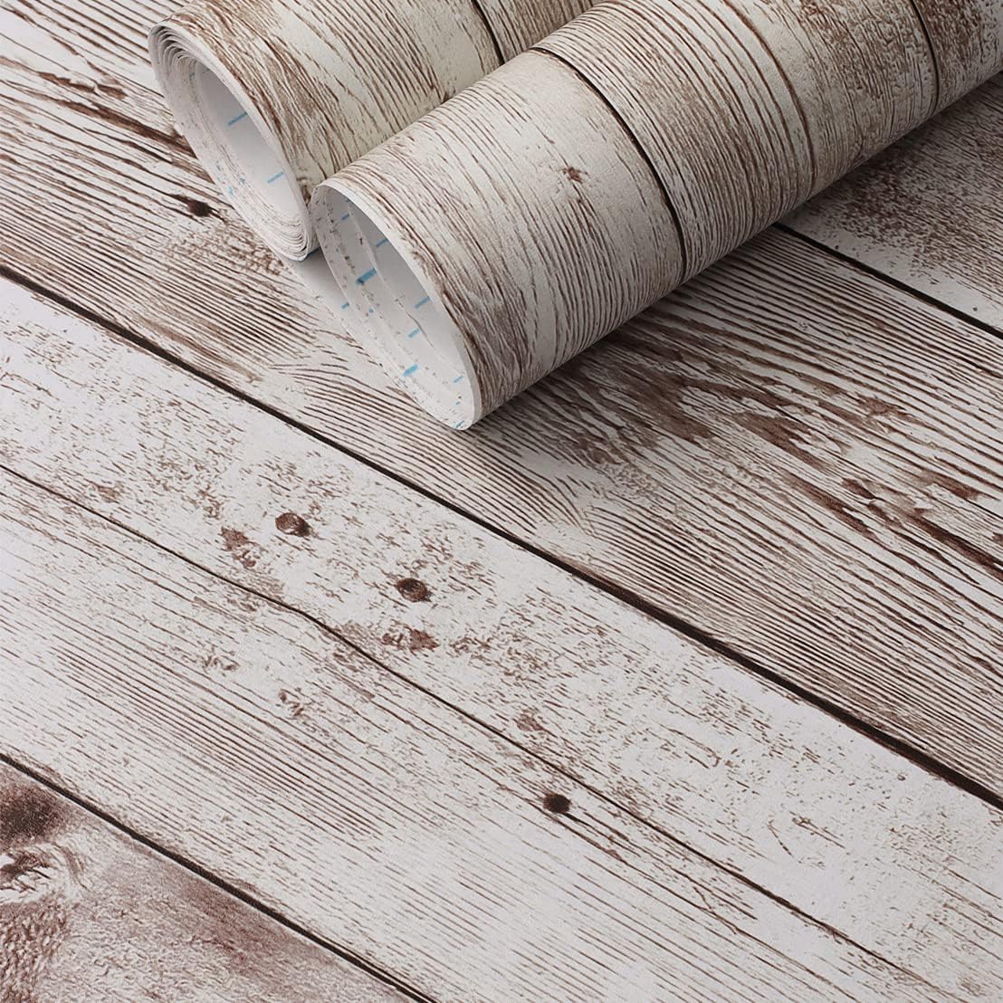 45cm Wallpaper PVC Wall Stickers Self-adhesive Big Roll DIY Waterproof Aged Wood Grain Furniture Home Decoration 45cmX1m
45cm Wallpaper PVC Wall Stickers Self-adhesive Big Roll DIY Waterproof Aged Wood Grain Furniture Home Decoration 45cmX1m