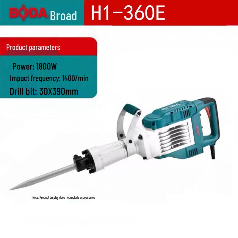 Boda H1-360E Grease Electric Pick Hammer CN plug (adapter included)
Boda H1-360E Grease Electric Pick Hammer CN plug (adapter included)