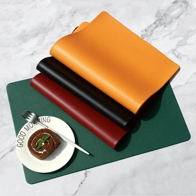 Nordic Household Leather Placemat Hotel Restaurant Western Place Mat Rectangular Waterproof Oil-proof Placemat L зелений
Nordic Household Leather Placemat Hotel Restaurant Western Place Mat Rectangular Waterproof Oil-proof Placemat L зелений