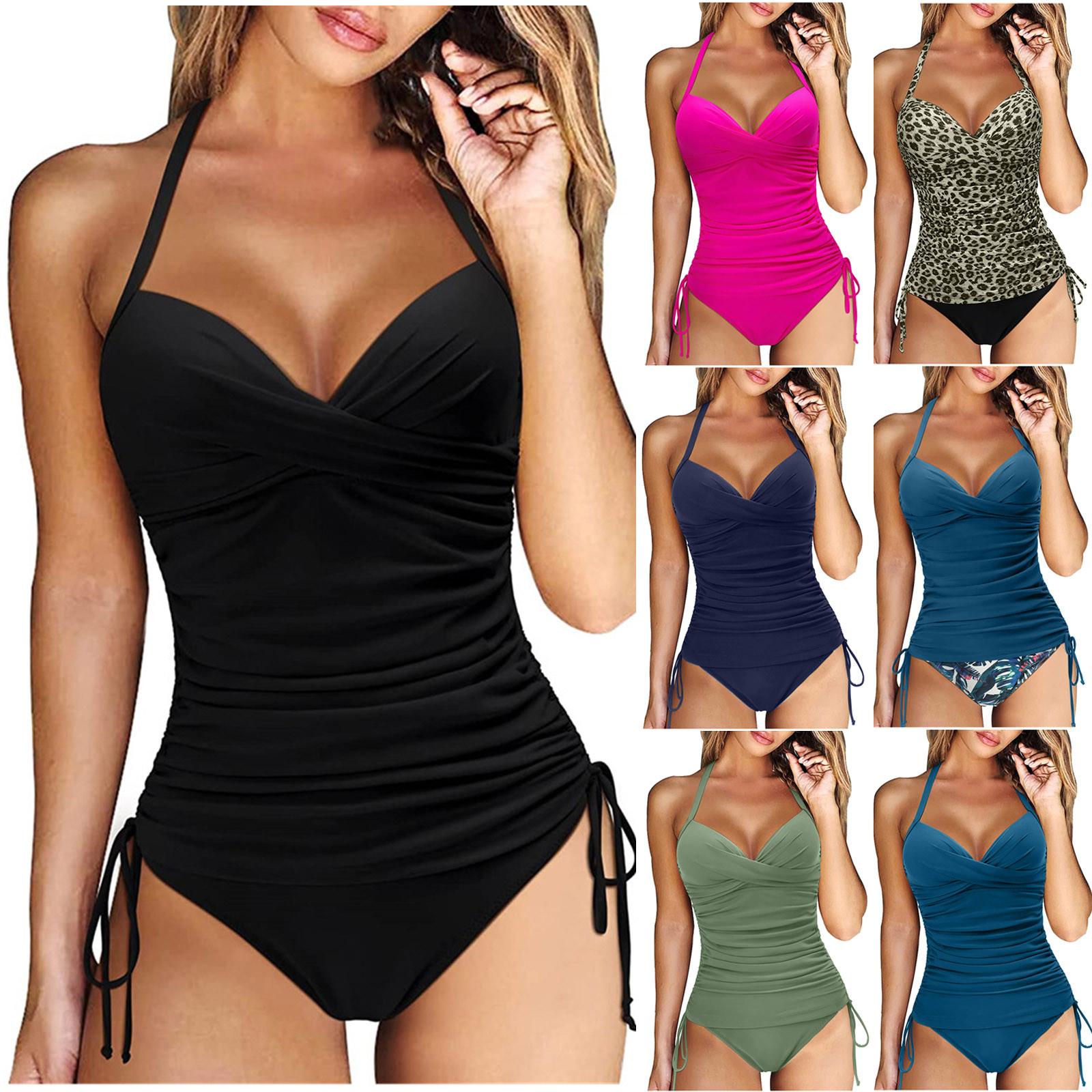 Женщины Сексуальный Твердый С Нагрудником Без Проволоки Бикини Два плеча Сплит Купальник
Женщины Сексуальный Твердый С Нагрудником Без Проволоки Бикини Два плеча Сплит Купальник