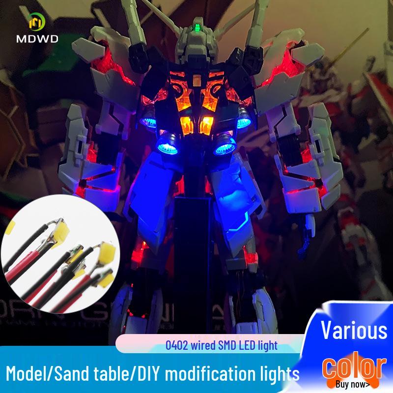 9-Color LED Strip with Wire Assembly for DIY Model Making and Action Figures 0805
9-Color LED Strip with Wire Assembly for DIY Model Making and Action Figures 0805