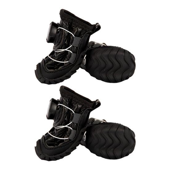 4Pcs Anti-Skid Dog Boots Fleece Lined Paw Protective Shoes with Adjustable Knobs Waterproof L чёрный
4Pcs Anti-Skid Dog Boots Fleece Lined Paw Protective Shoes with Adjustable Knobs Waterproof L чёрный