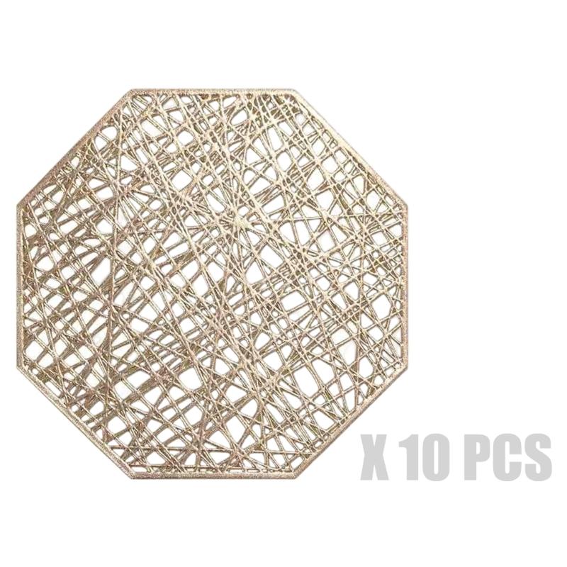 Elegant 8 Sided Drink Coasters For Dining Tables Waterproof PVC Materials Cup Mat Decorative Kitchen Accessories золотой
Elegant 8 Sided Drink Coasters For Dining Tables Waterproof PVC Materials Cup Mat Decorative Kitchen Accessories золотой