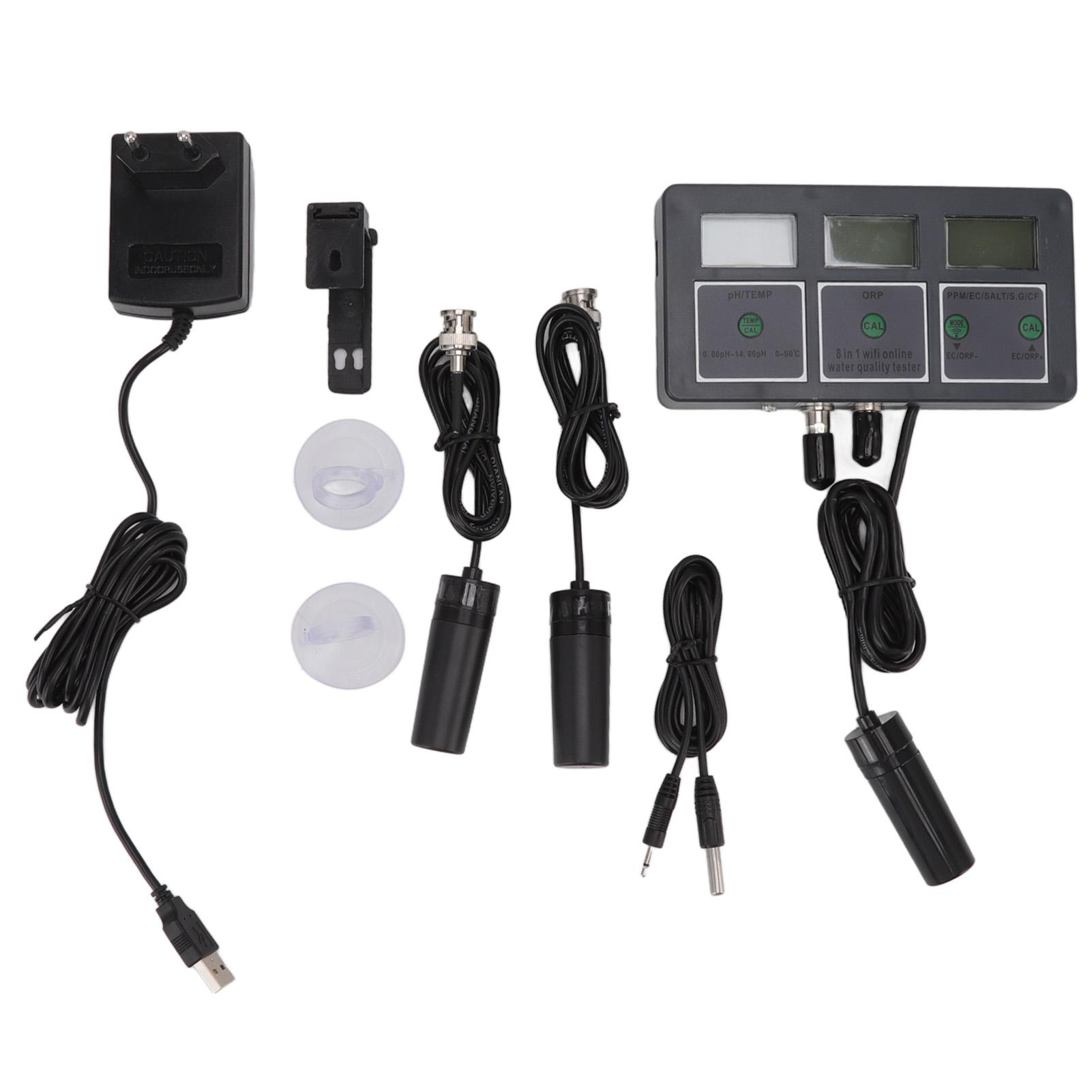 Тестер качества воды 8 в 1 Онлайн-мониторинг PH-детектор Гидропонная культура с мониторингом
Тестер качества воды 8 в 1 Онлайн-мониторинг PH-детектор Гидропонная культура с мониторингом