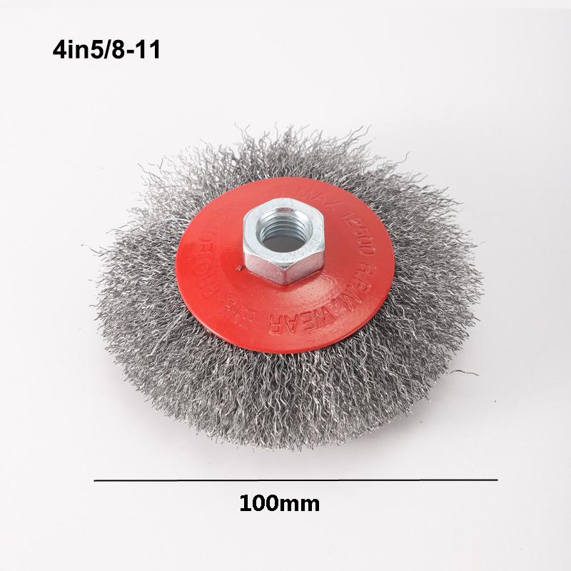 75/100 мм M14 Стальная чашечная щетка Мощный инструмент для удаления краски Вращающееся колесо из витой стальной проволоки Абразив для угловой шлифовальной машины Дебу
75/100 мм M14 Стальная чашечная щетка Мощный инструмент для удаления краски Вращающееся колесо из витой стальной проволоки Абразив для угловой шлифовальной машины Дебу