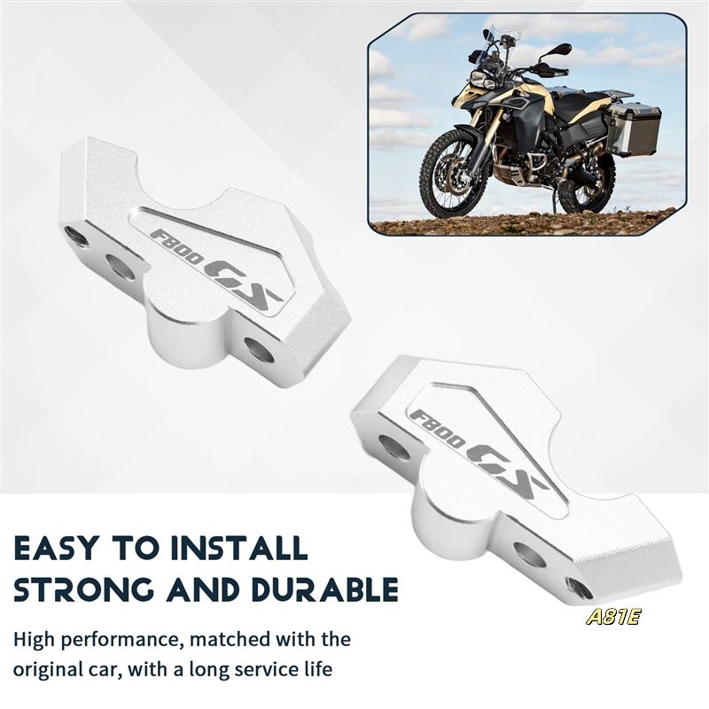 For BMW F800GS Handle Bar Back Move Lift Handlebar Riser For BMW F800GS Motorcycle Accessories срібний
For BMW F800GS Handle Bar Back Move Lift Handlebar Riser For BMW F800GS Motorcycle Accessories срібний