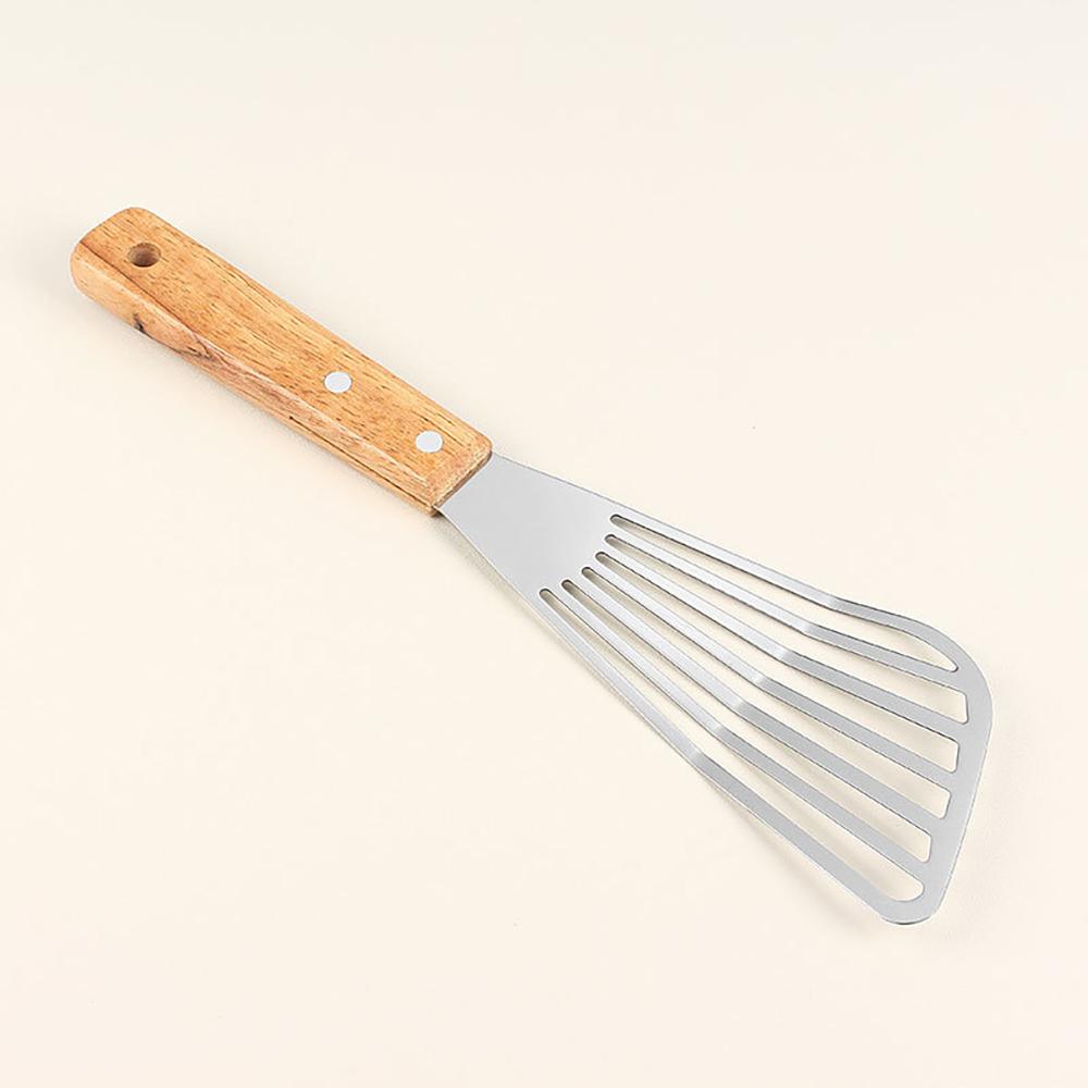 Durable Fish Turner Spatula Stainless Steel Lightweight Frying Shovel Wooden Handle Sloped Head for Flipping Foods Kitchen Tool
Durable Fish Turner Spatula Stainless Steel Lightweight Frying Shovel Wooden Handle Sloped Head for Flipping Foods Kitchen Tool
