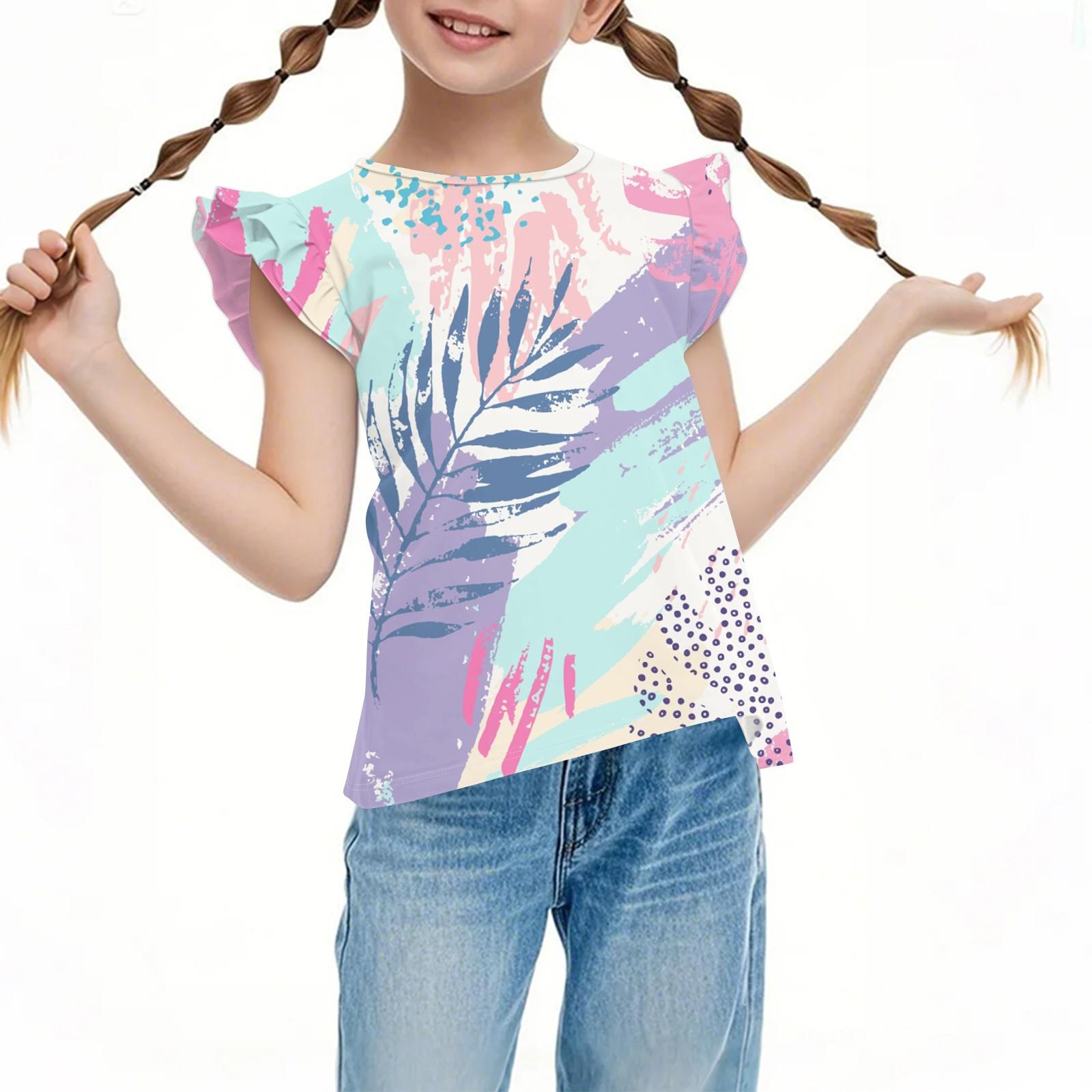 Children s Casual Short-Sleeved Pleated Cute Hawaiian Print Round-Neck Top 160
Children s Casual Short-Sleeved Pleated Cute Hawaiian Print Round-Neck Top 160