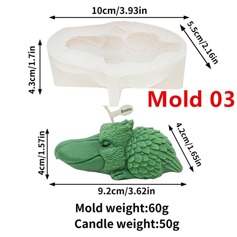 3D Fierce Dinosaur Animal Silicone Candle Mold DIY Rhinoceros Lying Crocodile Shapes Candles Gypsum Home Decor Gift
3D Fierce Dinosaur Animal Silicone Candle Mold DIY Rhinoceros Lying Crocodile Shapes Candles Gypsum Home Decor Gift