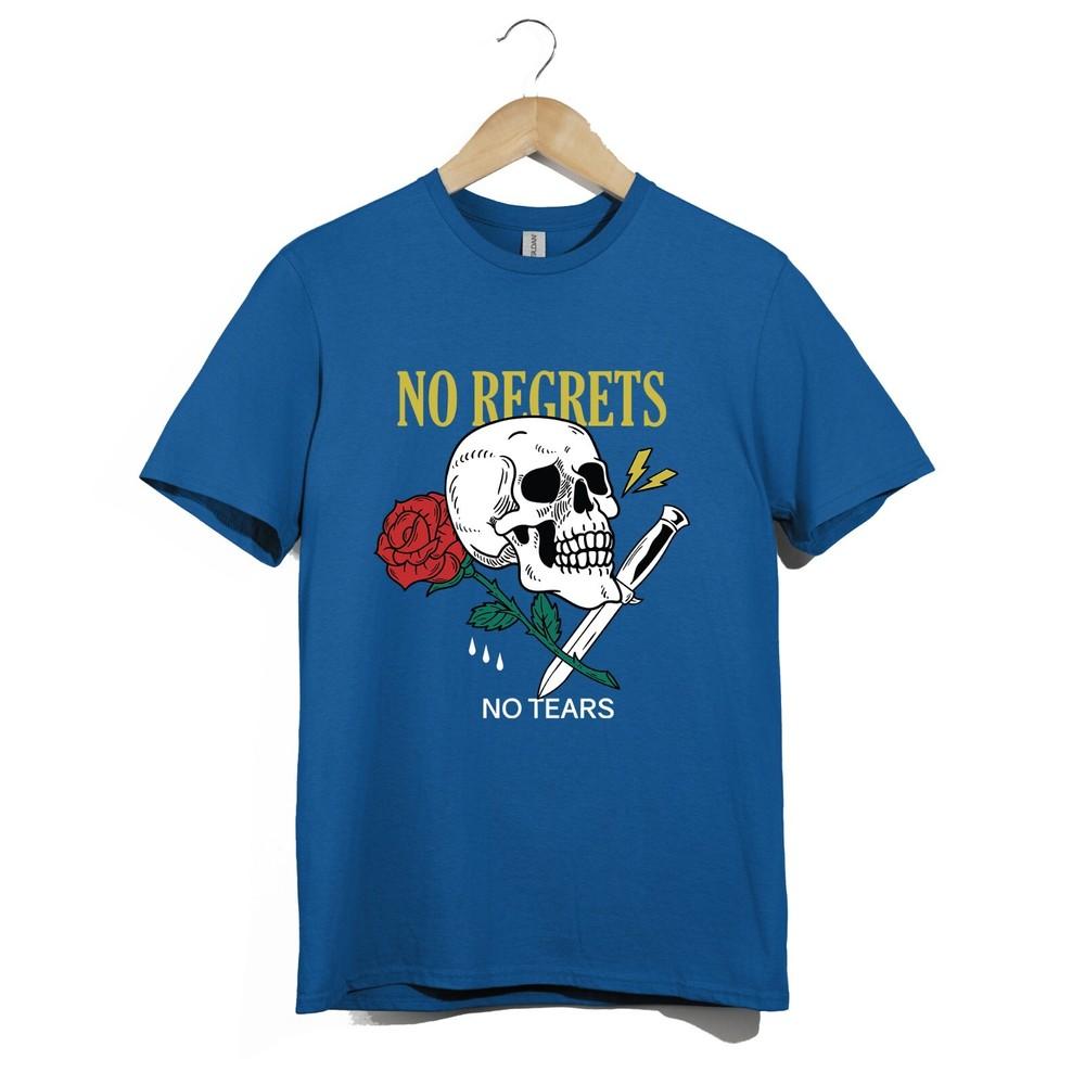 No Regrets Skull Shirt Unisex Tattoo Style Dagger Rose Tee No Tears Gothic Top M
No Regrets Skull Shirt Unisex Tattoo Style Dagger Rose Tee No Tears Gothic Top M