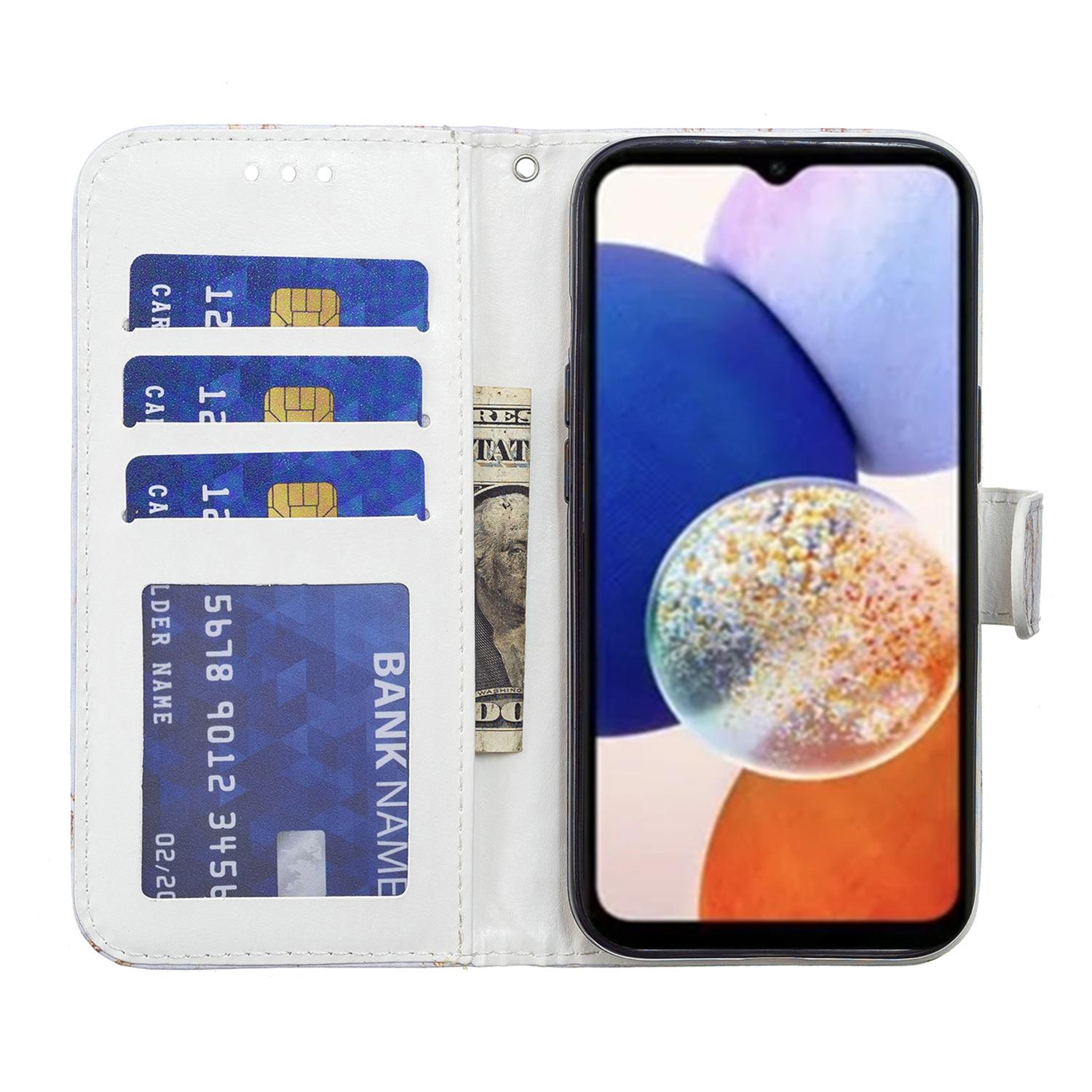 For Samsung Galaxy A14 5G/4G PU Leather Phone Case Wallet Stand Pattern Printing Cover Golden Butterfly
For Samsung Galaxy A14 5G/4G PU Leather Phone Case Wallet Stand Pattern Printing Cover Golden Butterfly