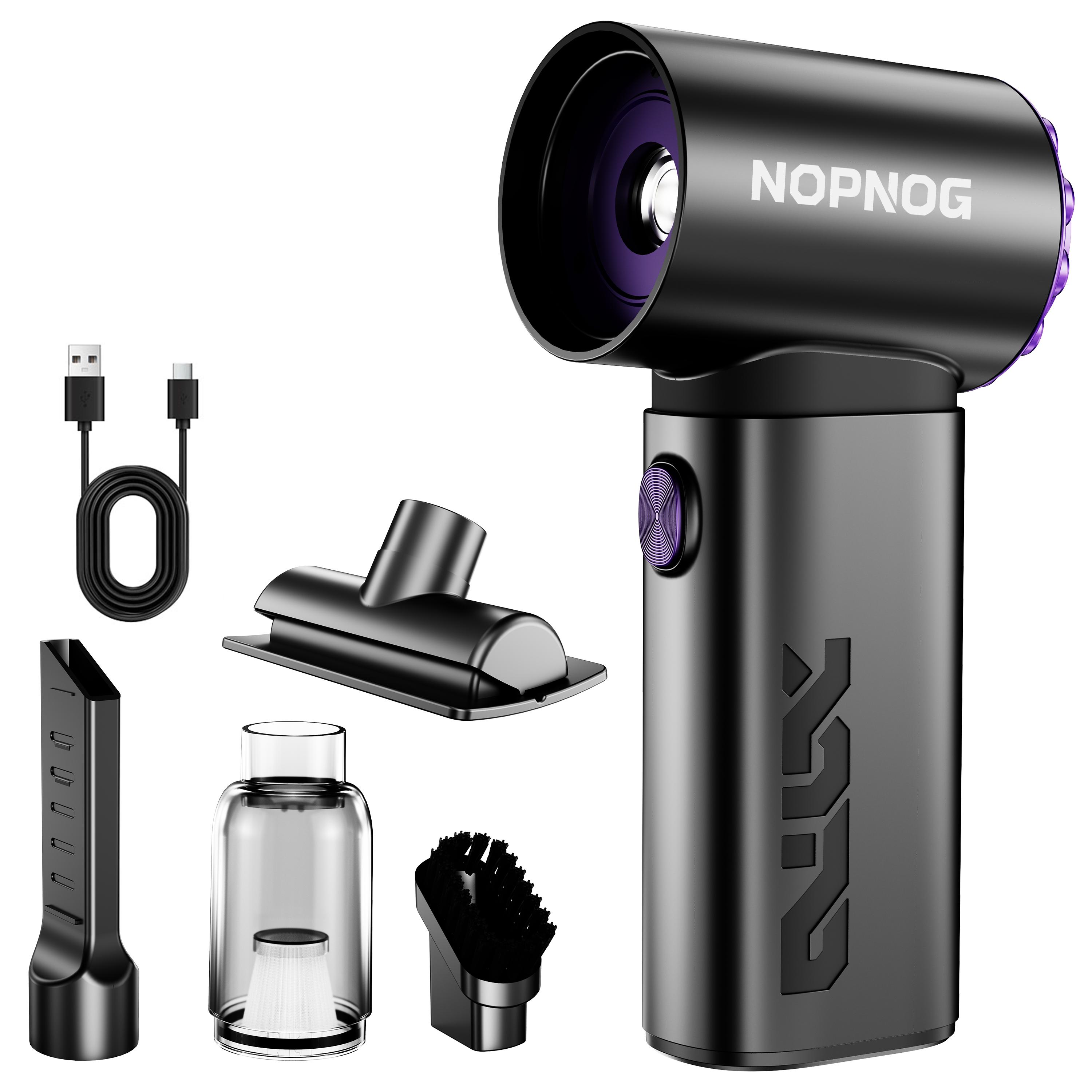 Type-C Charging Cordless Air Duster Car Vacuum Cleaner Interior Cleaning Blower Tool Auto Accessories Portable Dust Removal 2 Speed Adjustable 15000PA Black purple
Type-C Charging Cordless Air Duster Car Vacuum Cleaner Interior Cleaning Blower Tool Auto Accessories Portable Dust Removal 2 Speed Adjustable 15000PA Black purple