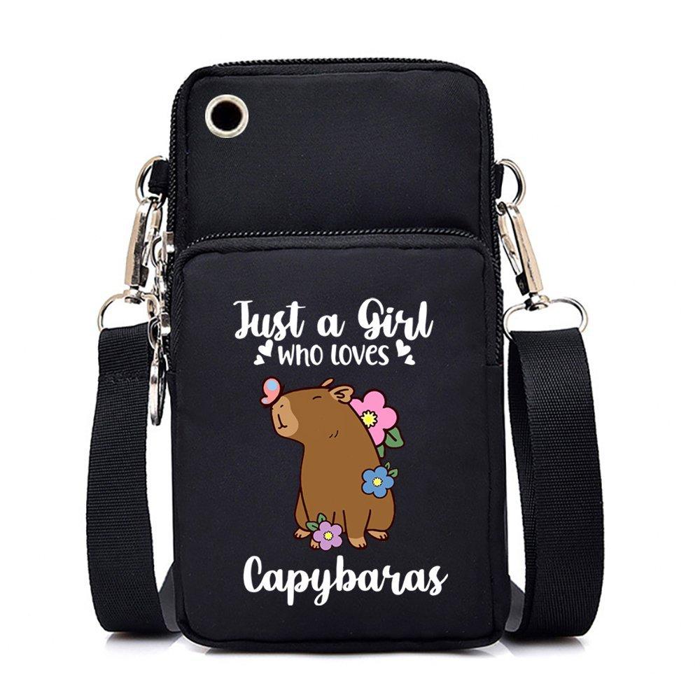 Cute Capybara Kapibara peripheral printed mobile phone bag multi-function portable casual messenger bag
Cute Capybara Kapibara peripheral printed mobile phone bag multi-function portable casual messenger bag