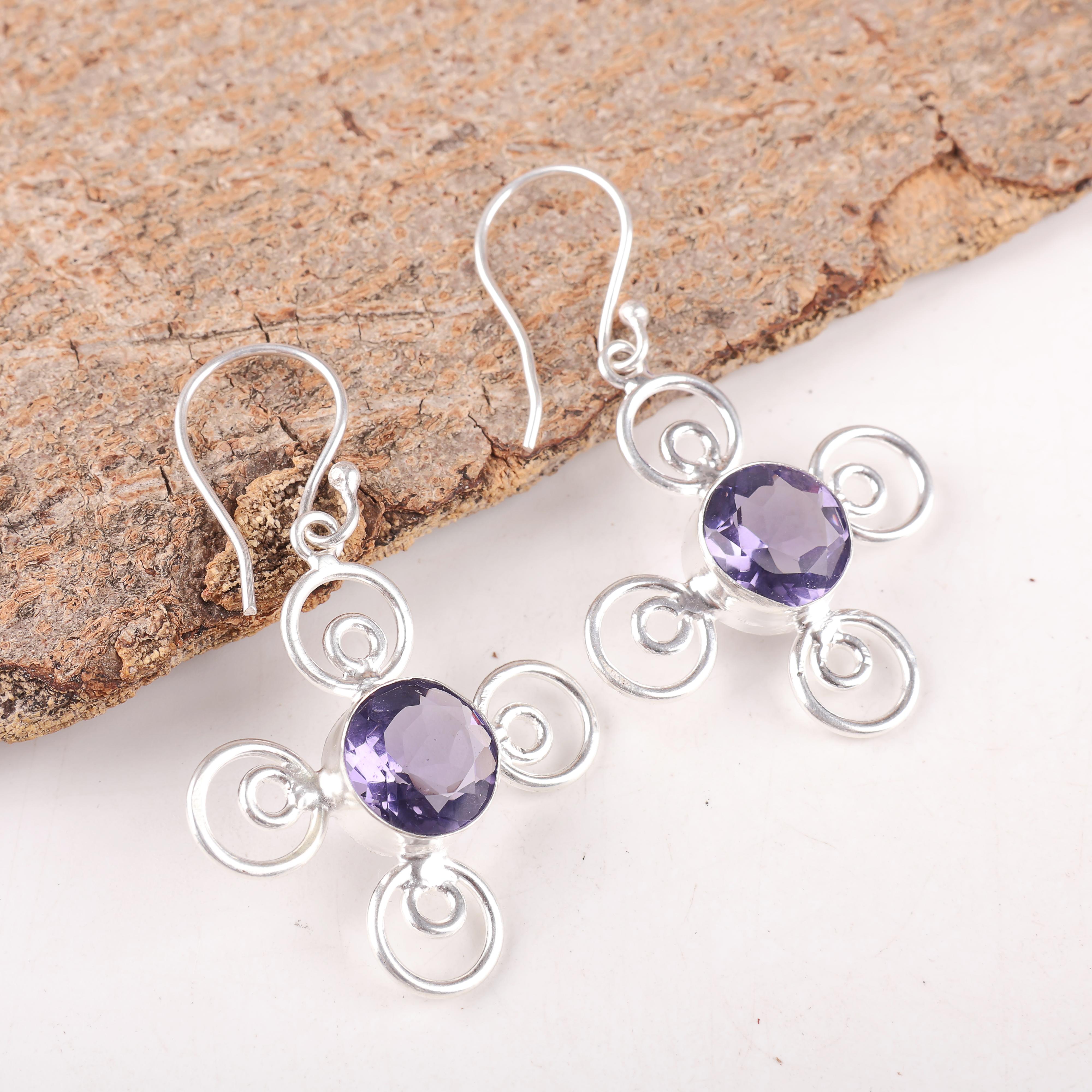 Iolite Gemstone Earrings, 925 Solid Sterling Silver Jewelry, Handmade Antique Earrings Jewelry Gift For Mother Earrings 1.74 Inches фіолетовий
Iolite Gemstone Earrings, 925 Solid Sterling Silver Jewelry, Handmade Antique Earrings Jewelry Gift For Mother Earrings 1.74 Inches фіолетовий