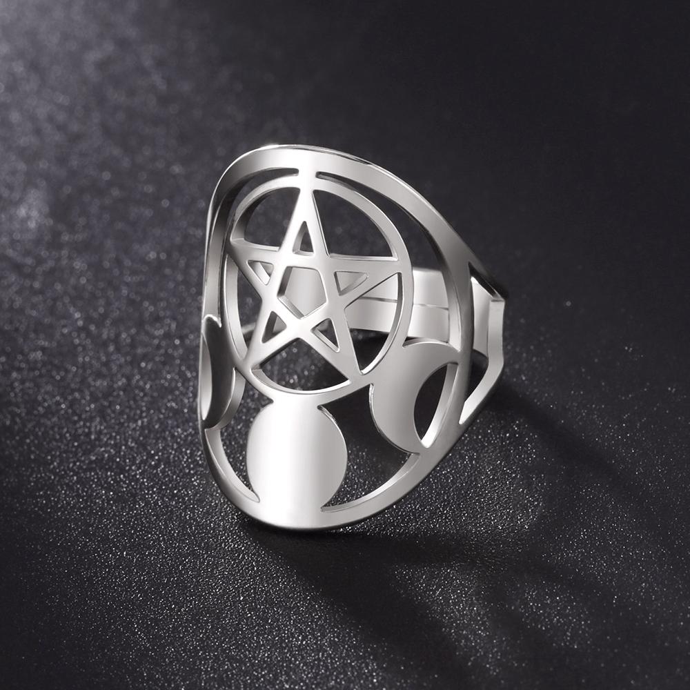 LIKGREAT Pentagram Adjustable Rings Triquetra Knot Yin Yang Cross Om Symbol Pentacle Rings for Women Jewelry Valentine s Day New resizable
LIKGREAT Pentagram Adjustable Rings Triquetra Knot Yin Yang Cross Om Symbol Pentacle Rings for Women Jewelry Valentine s Day New resizable