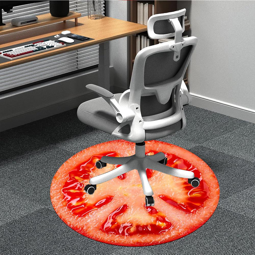 1pc Tomato Slice Carpet, Round Non Slip Durable Large Size Office Carpet, Suitable for Office 80cm
1pc Tomato Slice Carpet, Round Non Slip Durable Large Size Office Carpet, Suitable for Office 80cm