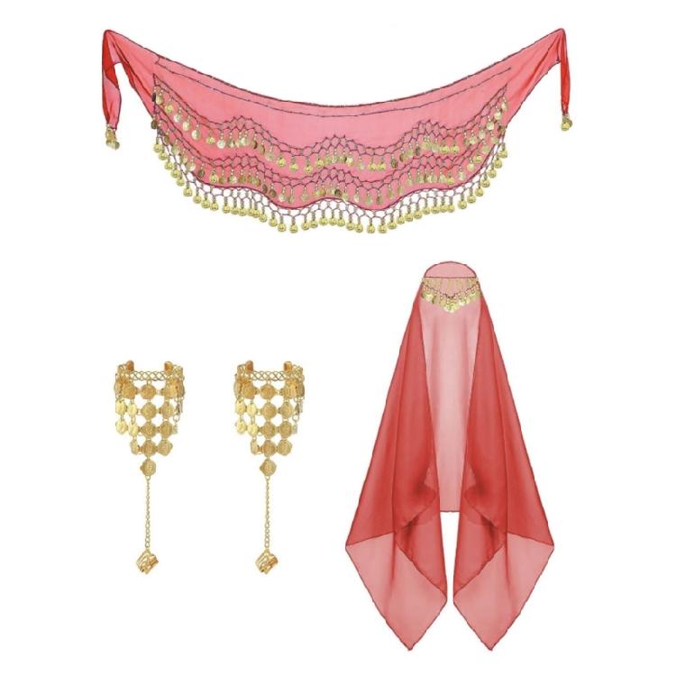 Beginner Belly Dance Starter Kit Waist Scarf Bracelet Headband Set Ideal For Performers Costume Accessories OS
Beginner Belly Dance Starter Kit Waist Scarf Bracelet Headband Set Ideal For Performers Costume Accessories OS