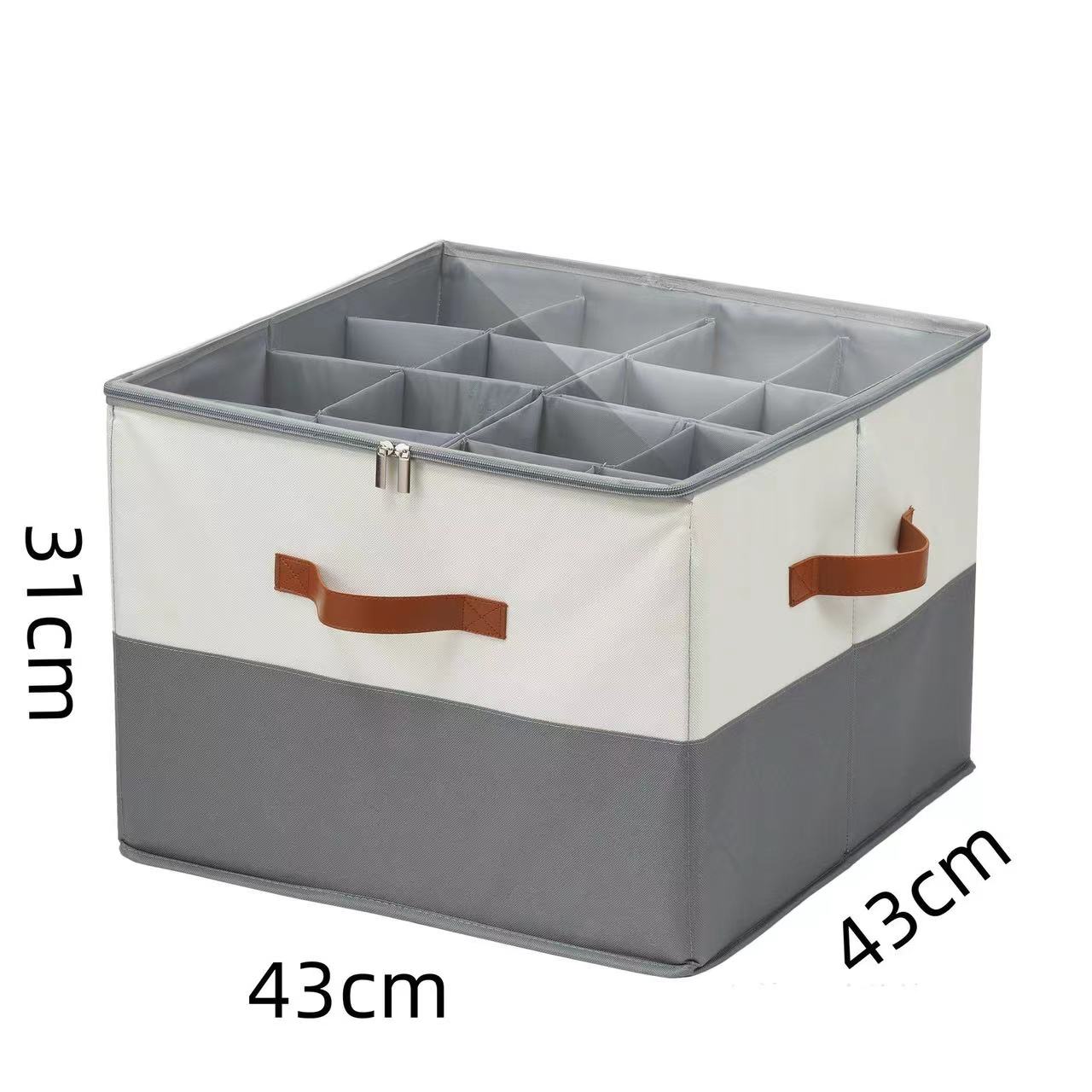 Органайзер для обуви для контейнеров в шкафу с регулируемыми разделителями, тканевая корзина для обуви с прозрачной крышкой, экономящая место, держатель для обуви, вмещает 16 пар светло-серый