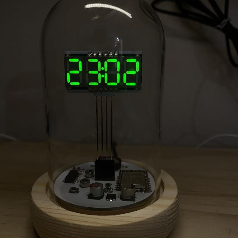 Retro Table Clock Minimalist Decoration Digital Clock Living Room Nixie Clocks Transparent Wifi Desk Clocks Aesthetic Decor зелений
Retro Table Clock Minimalist Decoration Digital Clock Living Room Nixie Clocks Transparent Wifi Desk Clocks Aesthetic Decor зелений