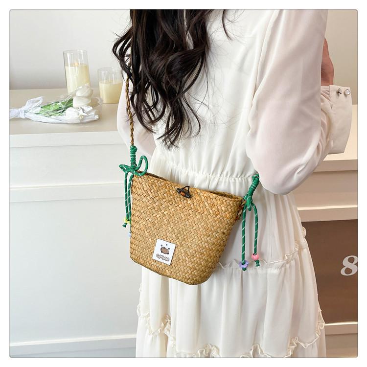 Straw bag hand-woven lazy casual fashion versatile women s shoulder messenger bag seaside vacation woven bag зелёный
Straw bag hand-woven lazy casual fashion versatile women s shoulder messenger bag seaside vacation woven bag зелёный
