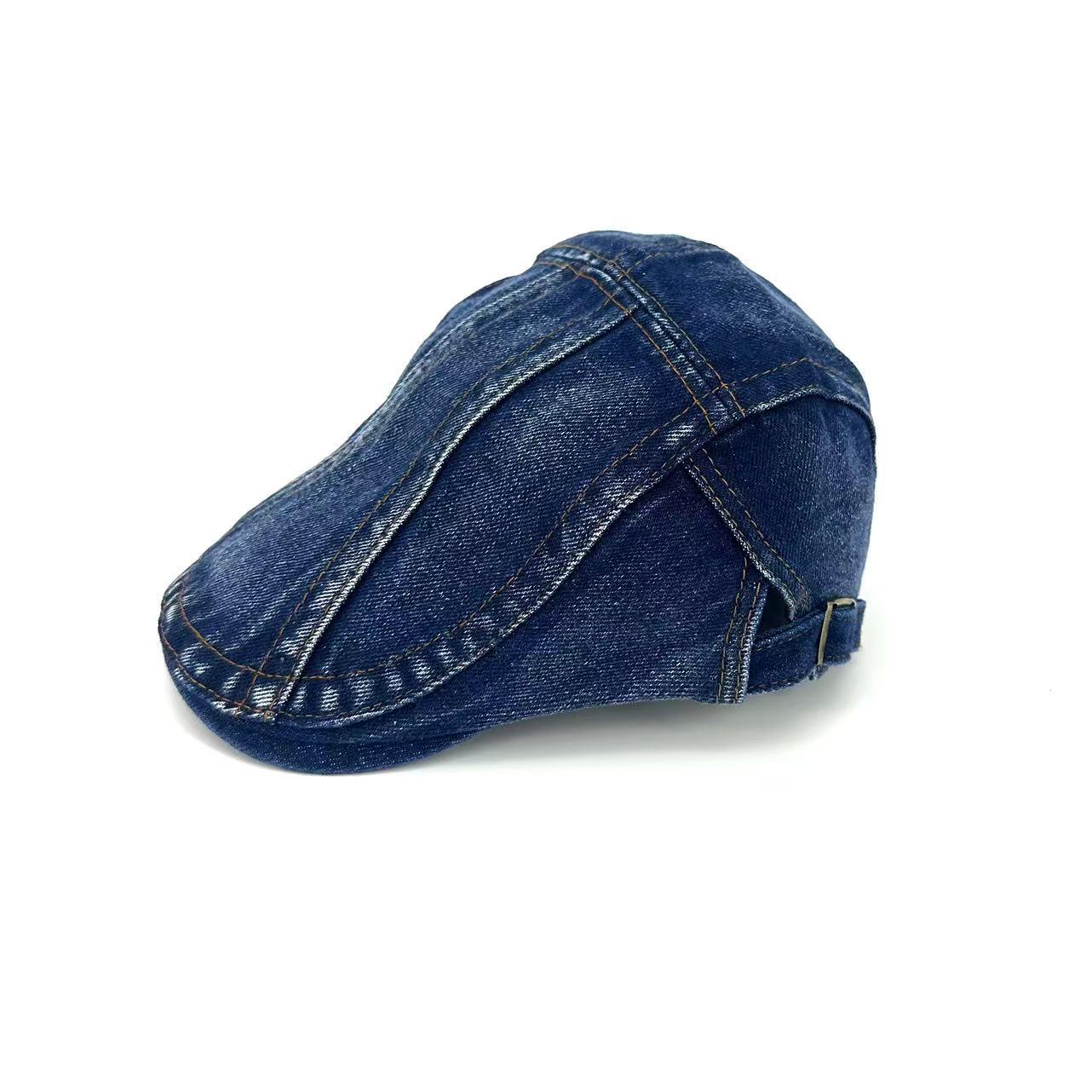 Unisex Retro Flat Cap - British Fashion, Eight-Stitch Washable Denim Beret, Trendy for Spring/Summer. Adjustable
Unisex Retro Flat Cap - British Fashion, Eight-Stitch Washable Denim Beret, Trendy for Spring/Summer. Adjustable