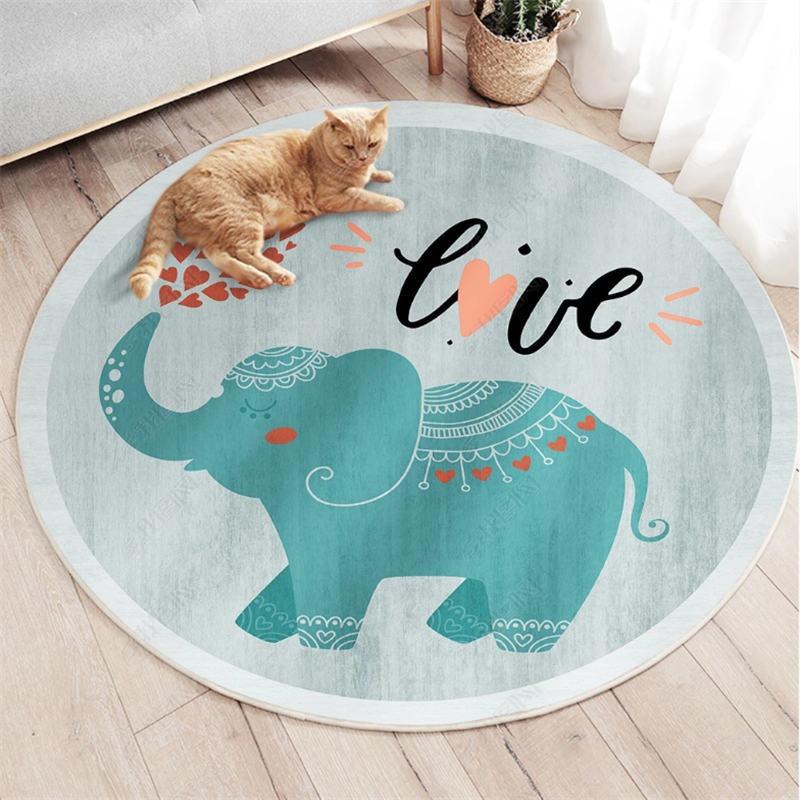 Cute Cartoon Animal Print Round Rug Soft Circle Floor Mat for Kids Room Bathroom Home Decoration Childrens Favorite Play Mats 60cmx60cm
Cute Cartoon Animal Print Round Rug Soft Circle Floor Mat for Kids Room Bathroom Home Decoration Childrens Favorite Play Mats 60cmx60cm