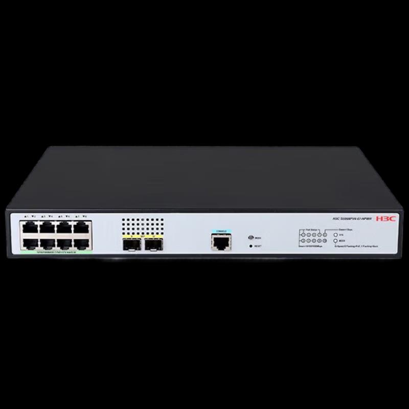 H3C S5008PV6-EI-HPWR Full Gigabit Managed PoE Switch
H3C S5008PV6-EI-HPWR Full Gigabit Managed PoE Switch