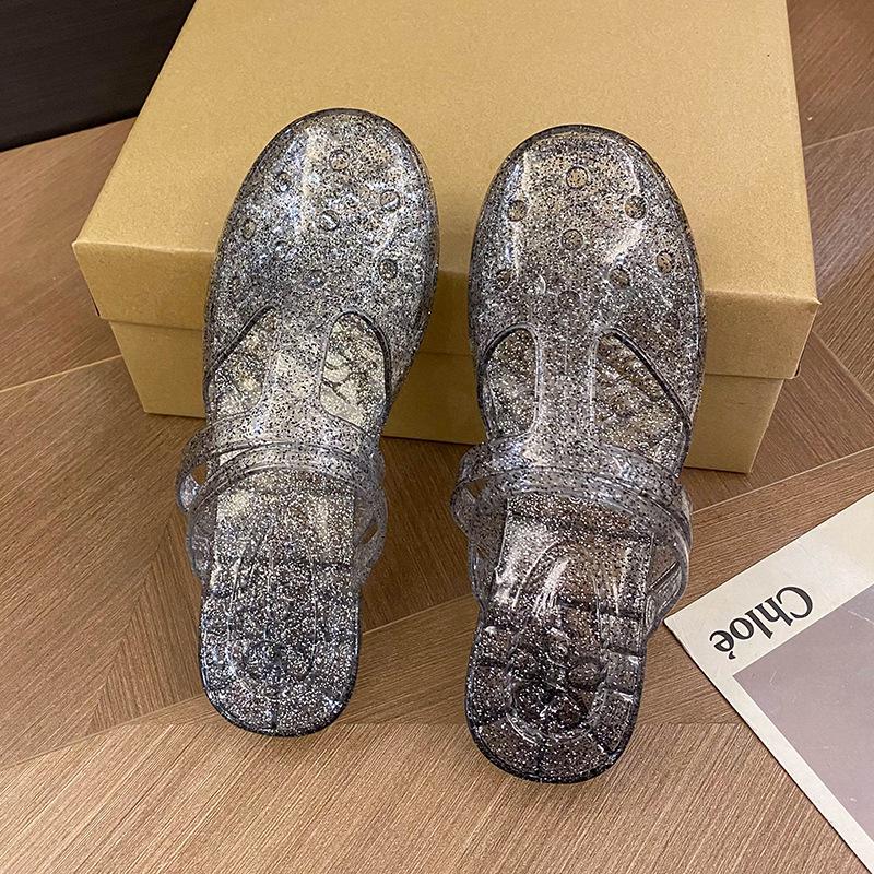 Women s Summer Transparent Princess Slippers: Hollow Flat Closed-Toe Sandals Size 37 чорний
Women s Summer Transparent Princess Slippers: Hollow Flat Closed-Toe Sandals Size 37 чорний