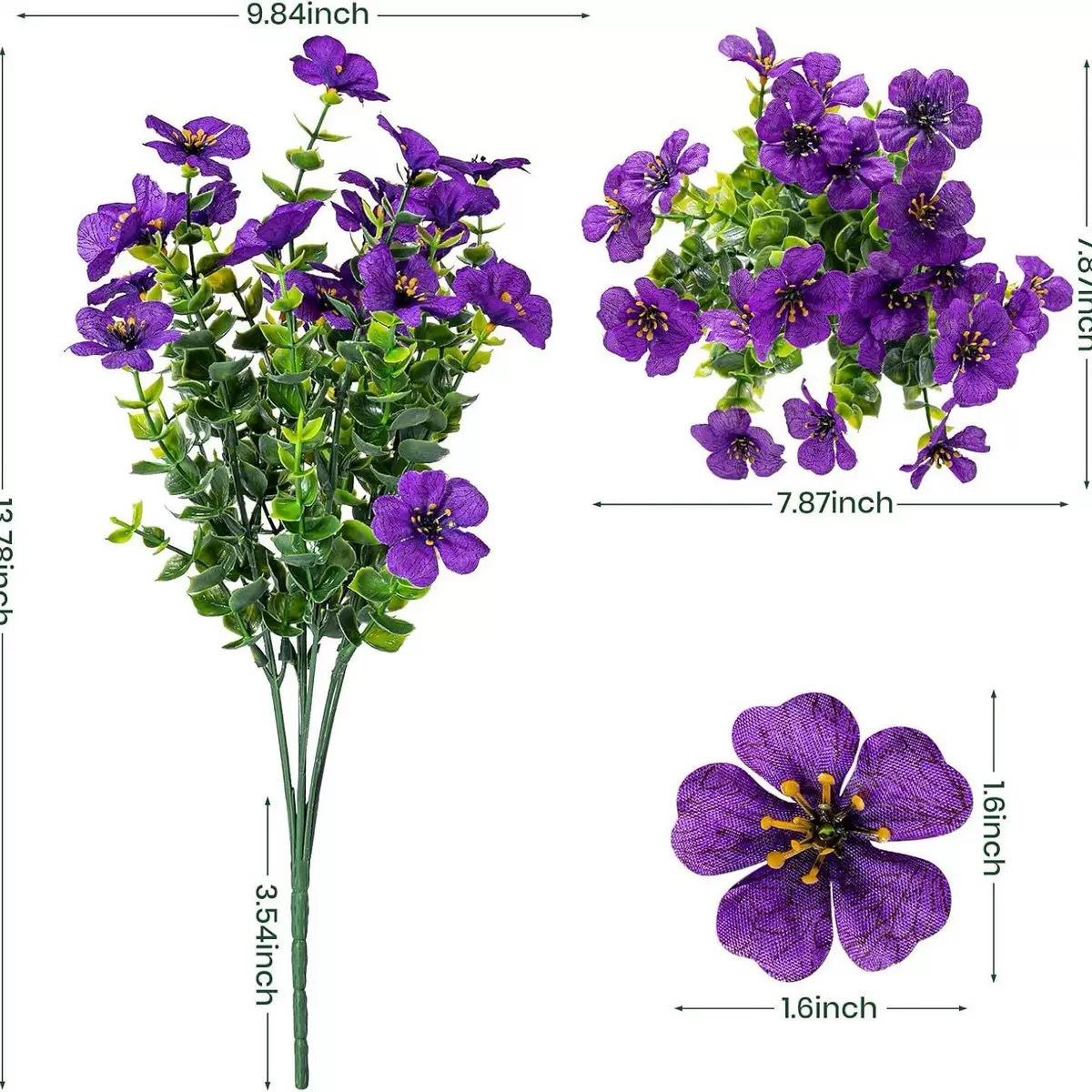 UV-Resistant Artificial Daisy Flowers Decor for Patio, Garden, Window Box - Spring Summer Mother S Day Thanksgiving Home Decor, Artificial Flowers 1pc світло-фіолетового кольору
UV-Resistant Artificial Daisy Flowers Decor for Patio, Garden, Window Box - Spring Summer Mother S Day Thanksgiving Home Decor, Artificial Flowers 1pc світло-фіолетового кольору