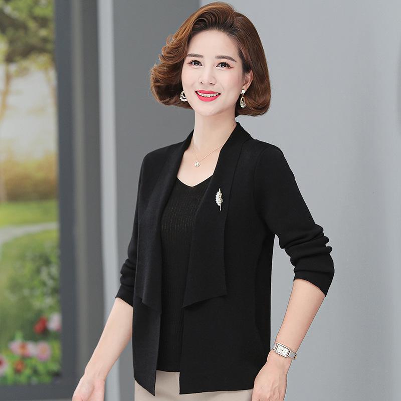 2026 Spring Fashion Outerwear for Middle-Aged & Elderly Women, Stylish Two-in-One Top XL (recommended 100-110 jin) чёрный
2026 Spring Fashion Outerwear for Middle-Aged & Elderly Women, Stylish Two-in-One Top XL (recommended 100-110 jin) чёрный