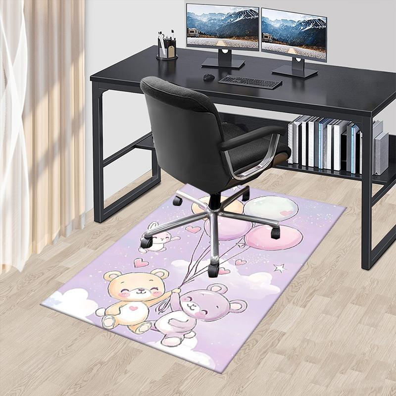 1pc Anime Cartoon Design Office Chair Mat with Cute Teddy Bears and Balloons, Suitable for Home Decor, Seasonal Gift 60cm by 90cm
1pc Anime Cartoon Design Office Chair Mat with Cute Teddy Bears and Balloons, Suitable for Home Decor, Seasonal Gift 60cm by 90cm