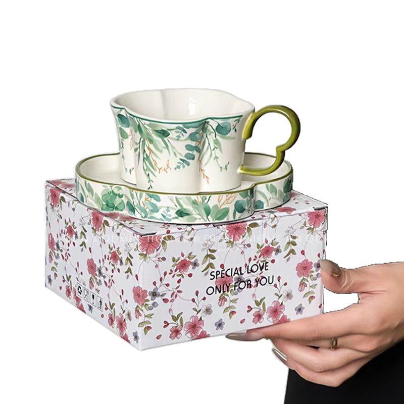 Retro plum blossom coffee cup and saucer souvenir latte cup light luxury set afternoon water cup high value tea designer 250ml
Retro plum blossom coffee cup and saucer souvenir latte cup light luxury set afternoon water cup high value tea designer 250ml